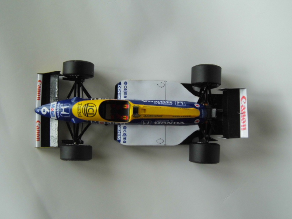 Williams FW11B - N.Piquet - GP Maďarska 87 (Plná velikost v novém okně) Williams FW11B - N.Piquet - GP Maďarska 87