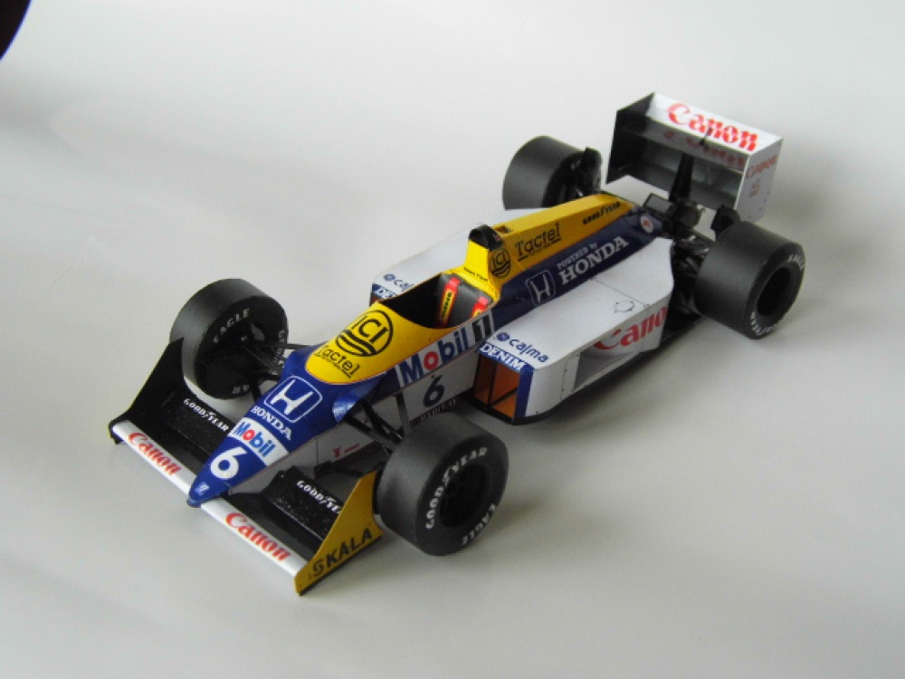 Williams FW11B - N.Piquet - GP Maďarska 87 (Plná velikost v novém okně) Williams FW11B - N.Piquet - GP Maďarska 87