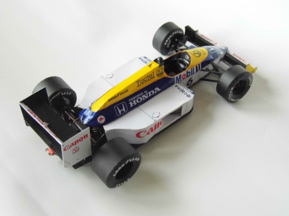 Williams FW11B - N.Piquet - GP Maďarska 87 (Plná velikost v novém okně) Williams FW11B - N.Piquet - GP Maďarska 87