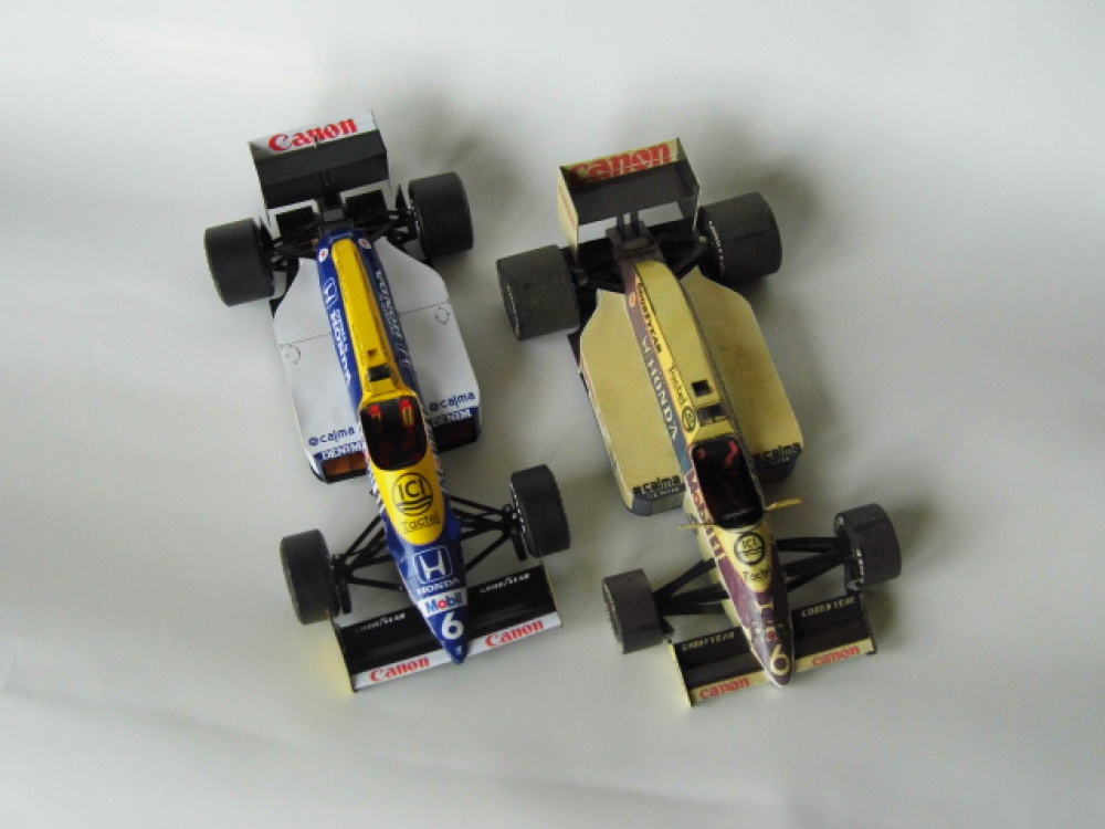 Williams FW11B - N.Piquet - GP Maďarska 87 (Plná velikost v novém okně) Williams FW11B - N.Piquet - GP Maďarska 87