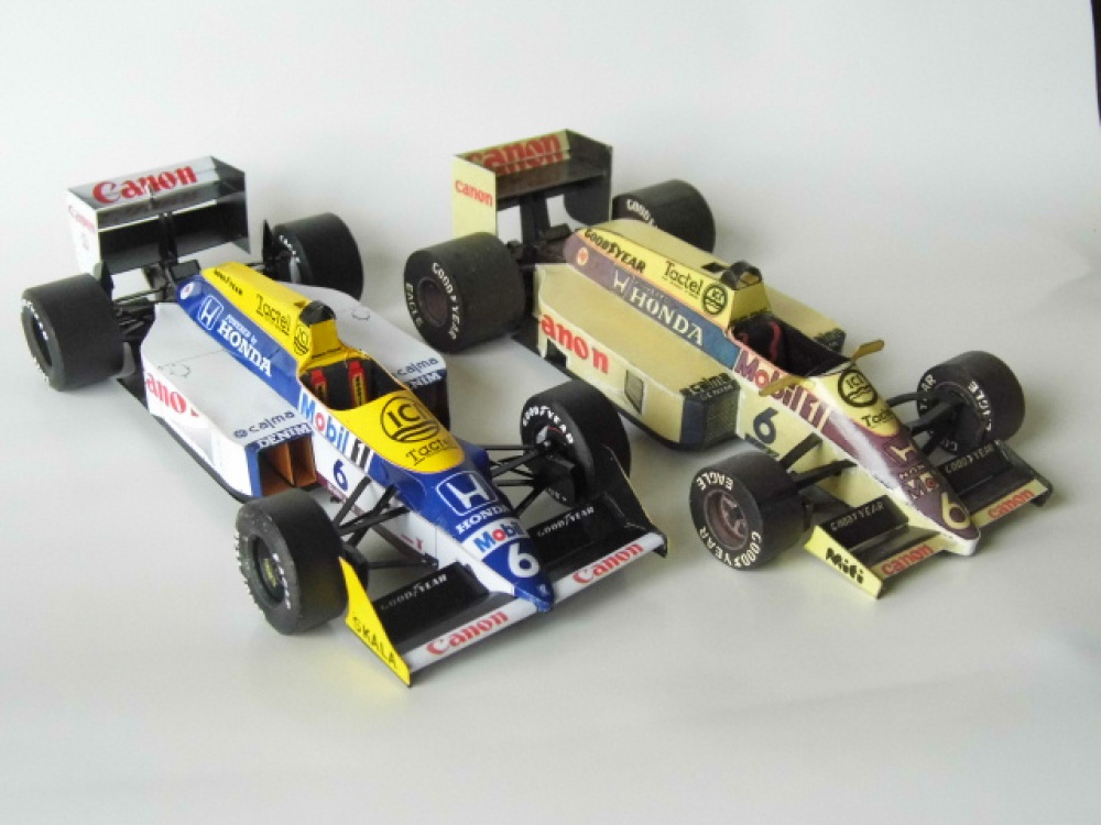 Williams FW11B - N.Piquet - GP Maďarska 87 (Plná velikost v novém okně) Williams FW11B - N.Piquet - GP Maďarska 87