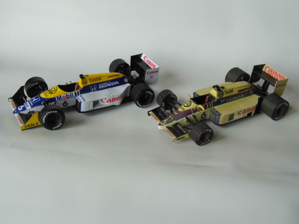 Williams FW11B - N.Piquet - GP Maďarska 87 (Plná velikost v novém okně) Williams FW11B - N.Piquet - GP Maďarska 87
