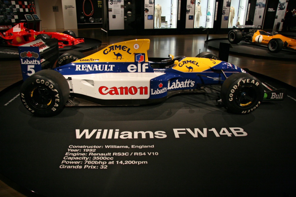 Williams FW14B, 1992, N, Mansell (Plná velikost v novém okně) Williams FW14B, 1992, N, Mansell