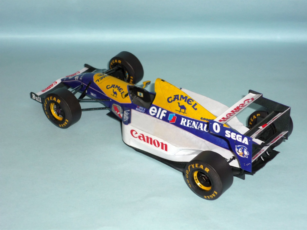 Williams FW15C - Damon Hill - GP Maďarska 1993 (Plná velikost v novém okně) Williams FW15C - Damon Hill - GP Maďarska 1993
