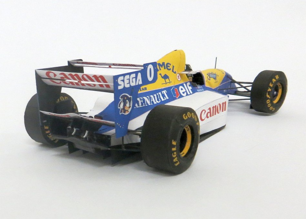 Williams FW15C, D.Hill, Hungary 1993, (Plná velikost v novém okně) Williams FW15C, D.Hill, Hungary 1993,