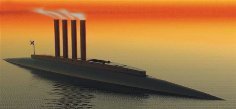 Winans cigar ship 1860 r (Plná velikost v novém okně) Winans cigar ship 1860 r