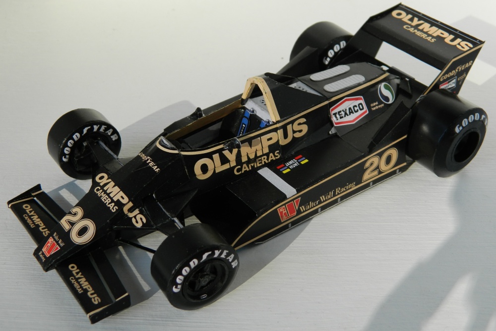 Wolf WR7 Argentine GP 1979 James Hunt - Promostavba (Plná velikost v novém okně) Wolf WR7 Argentine GP 1979 James Hunt - Promostavba
