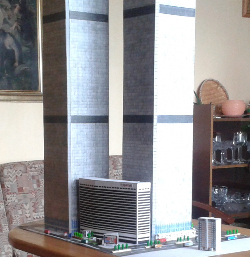 World Trade Center (WTC), Twin Towers - 1:496 (Plná velikost v novém okně) World Trade Center (WTC), Twin Towers - 1:496