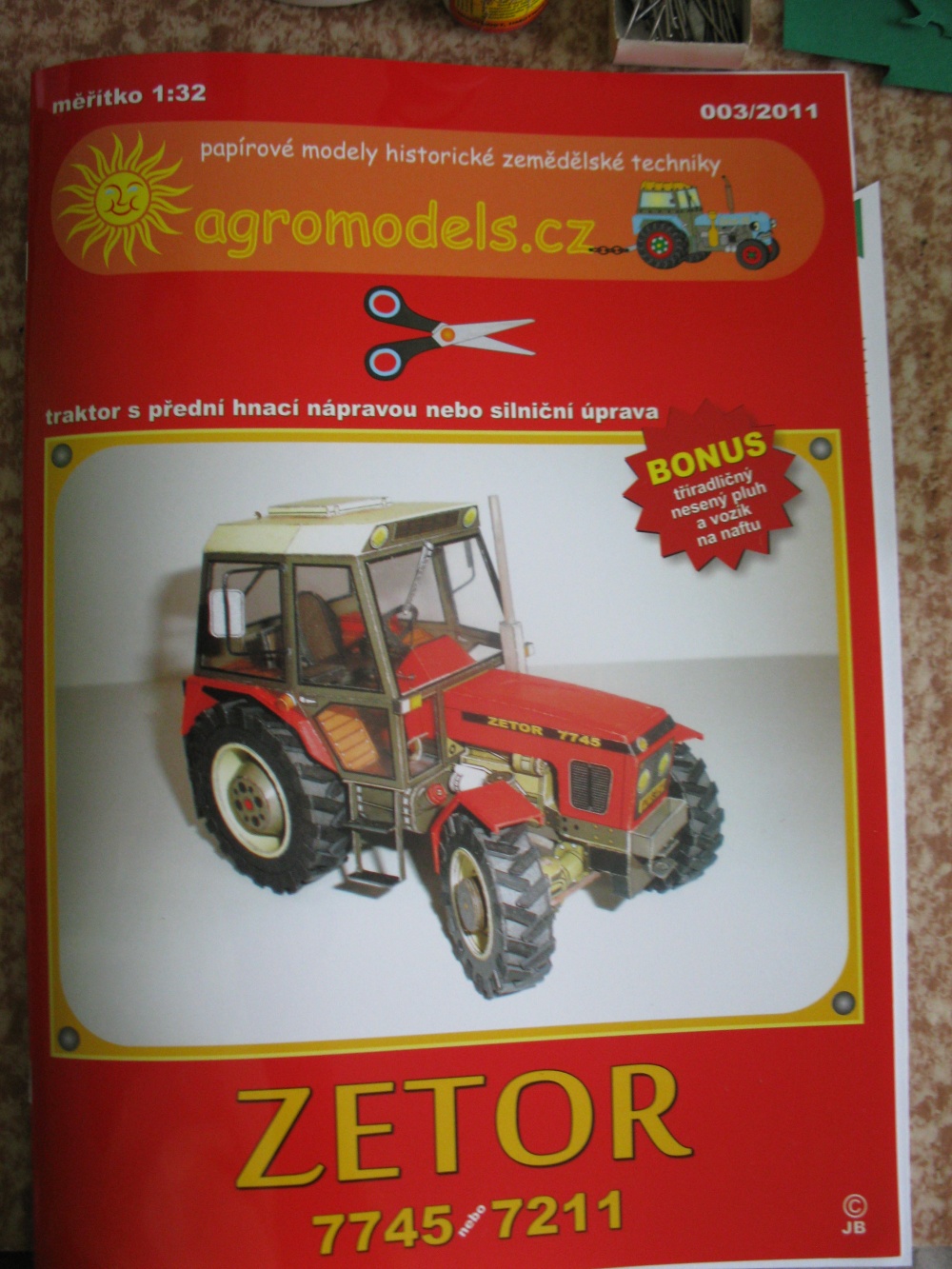 ZETOR 7245 UKT /LUCAS (Plná velikost v novém okně) ZETOR 7245 UKT /LUCAS