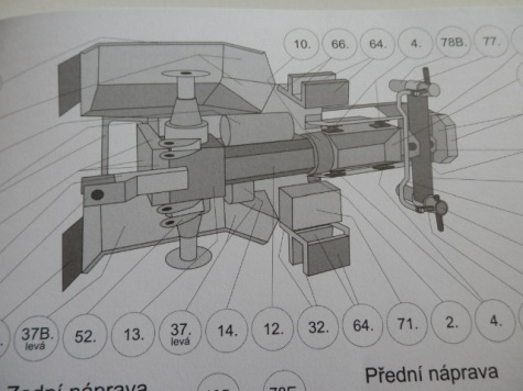 Zetor Crystal 8011 + rozmetadlo RU 5 Zetor Crystal 8011 + rozmetadlo RU 5