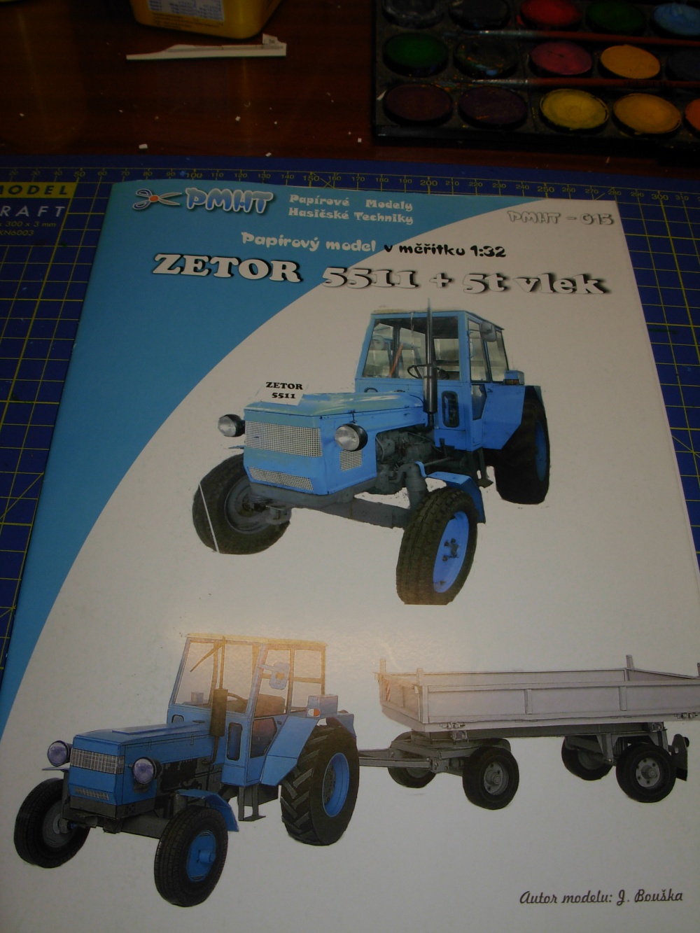 Zetor 5511 + 5t vlek (Plná velikost v novém okně) Zetor 5511 + 5t vlek