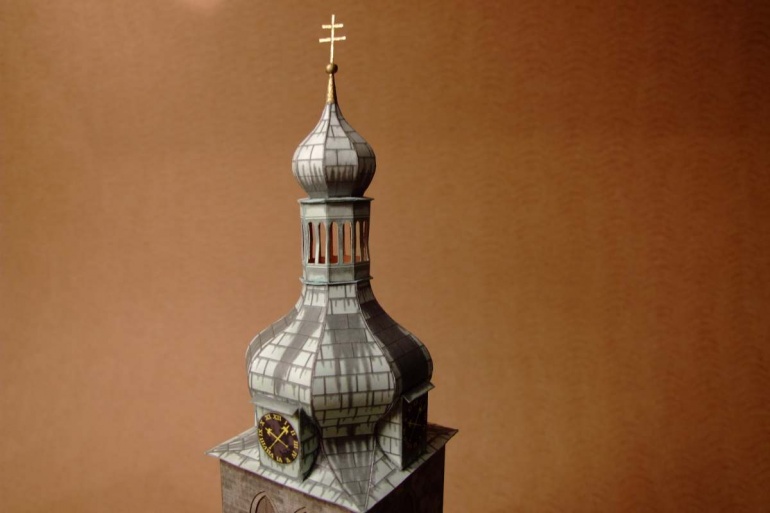 Zvonice kostela sv. Petra na Poříčí (Plná velikost v novém okně) Zvonice kostela sv. Petra na Poříčí