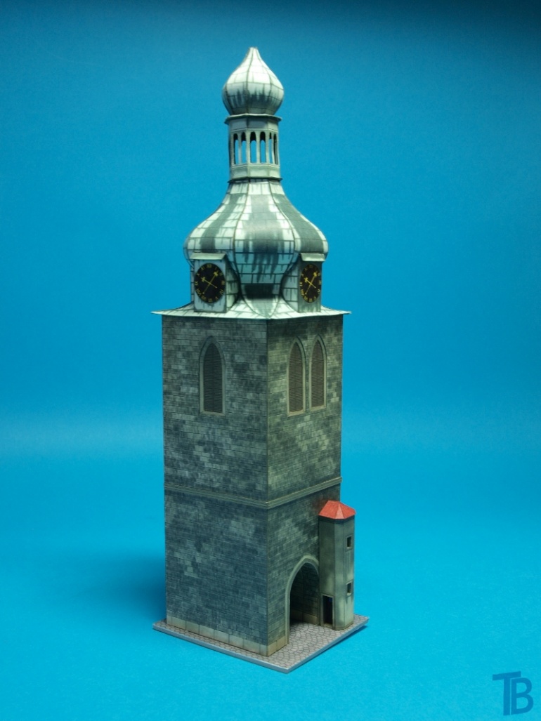 Zvonice kostela sv. Petra na Poříčí (Plná velikost v novém okně) Zvonice kostela sv. Petra na Poříčí